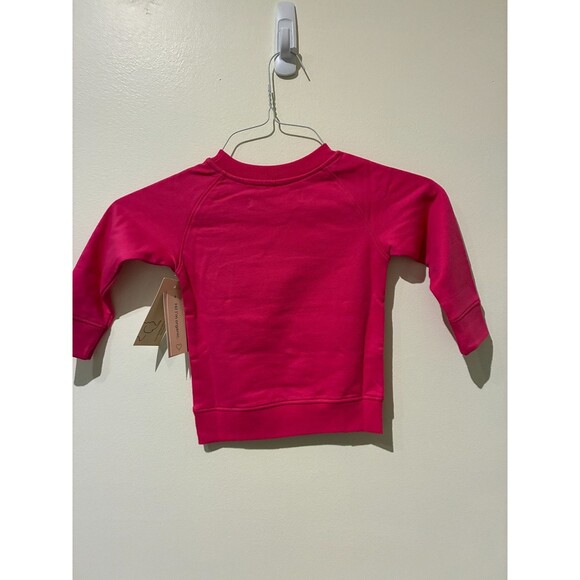 NWT Monica & Andy Pink Butterfly Sweatshirt - 18-24M - Picture 2 of 4